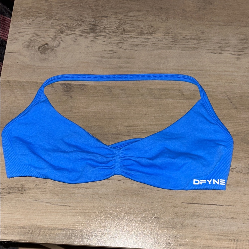 DFYNE Blue Women's Crop Top